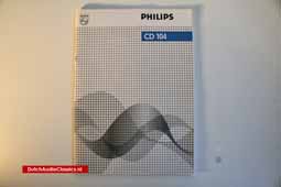 For Sale: Philips CD104 user manual