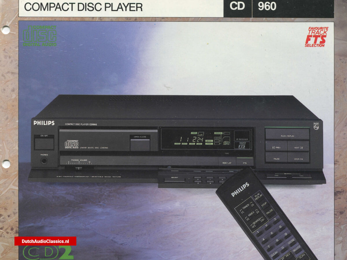 Marantz CD960 Dutch brochure