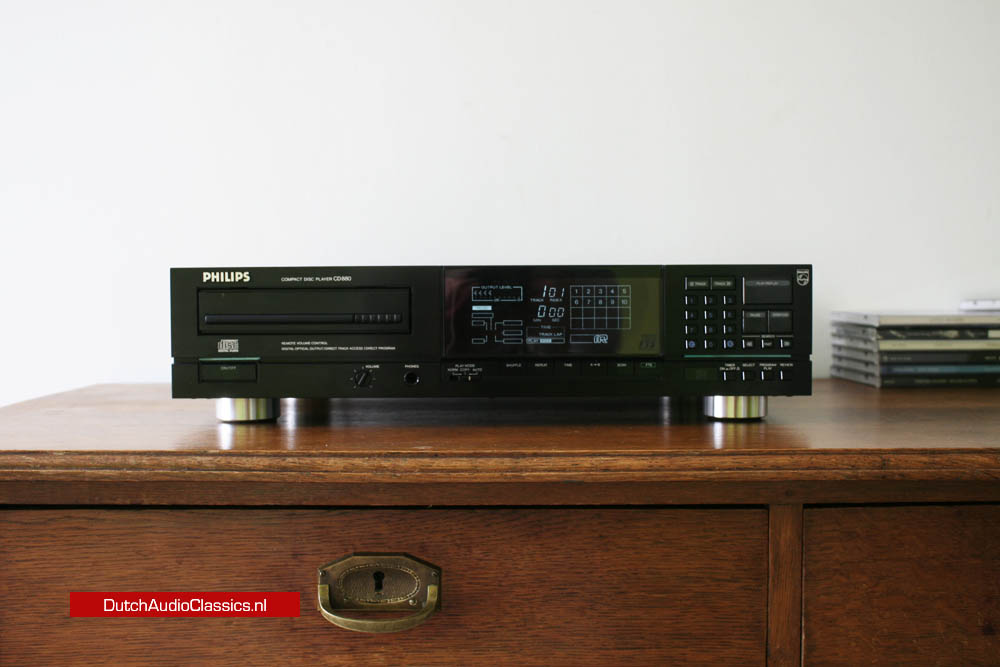 Epuisé :( Lecteur CD PHILIPS CD-880 – Vintage-Audio-Conseils