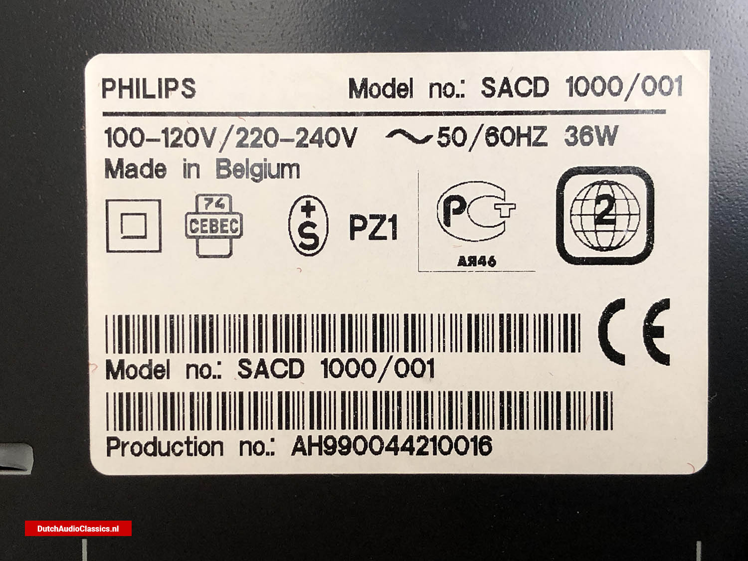 Philips SACD1000 Development Sample