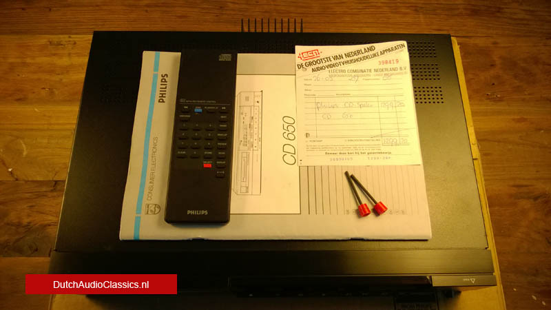 Philips CD650 - DutchAudioClassics.nl