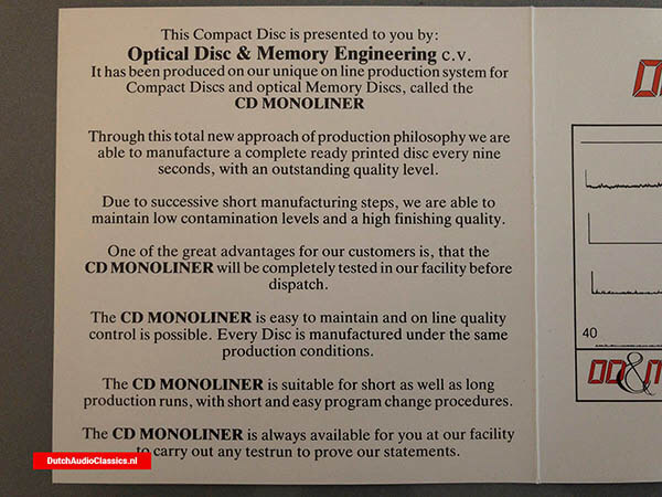Polygram Philips Demonstration Sampler Compact Disc