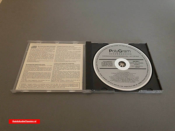 Polygram Philips Demonstration Sampler Compact Disc