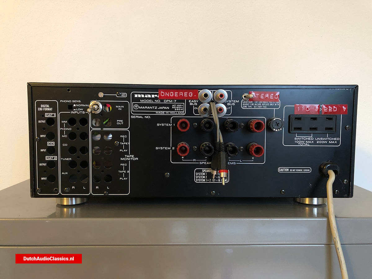 Marantz DPM7 Amplifier prototype