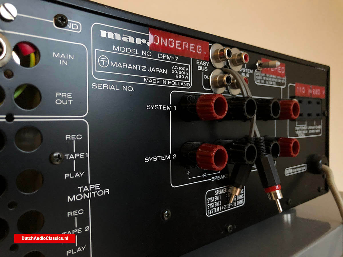 Marantz DPM7 Amplifier prototype