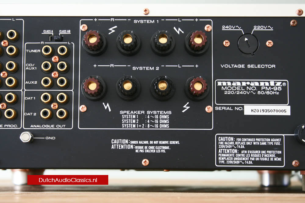Marantz PM95 digital amplifier Philips TDA1541A S1