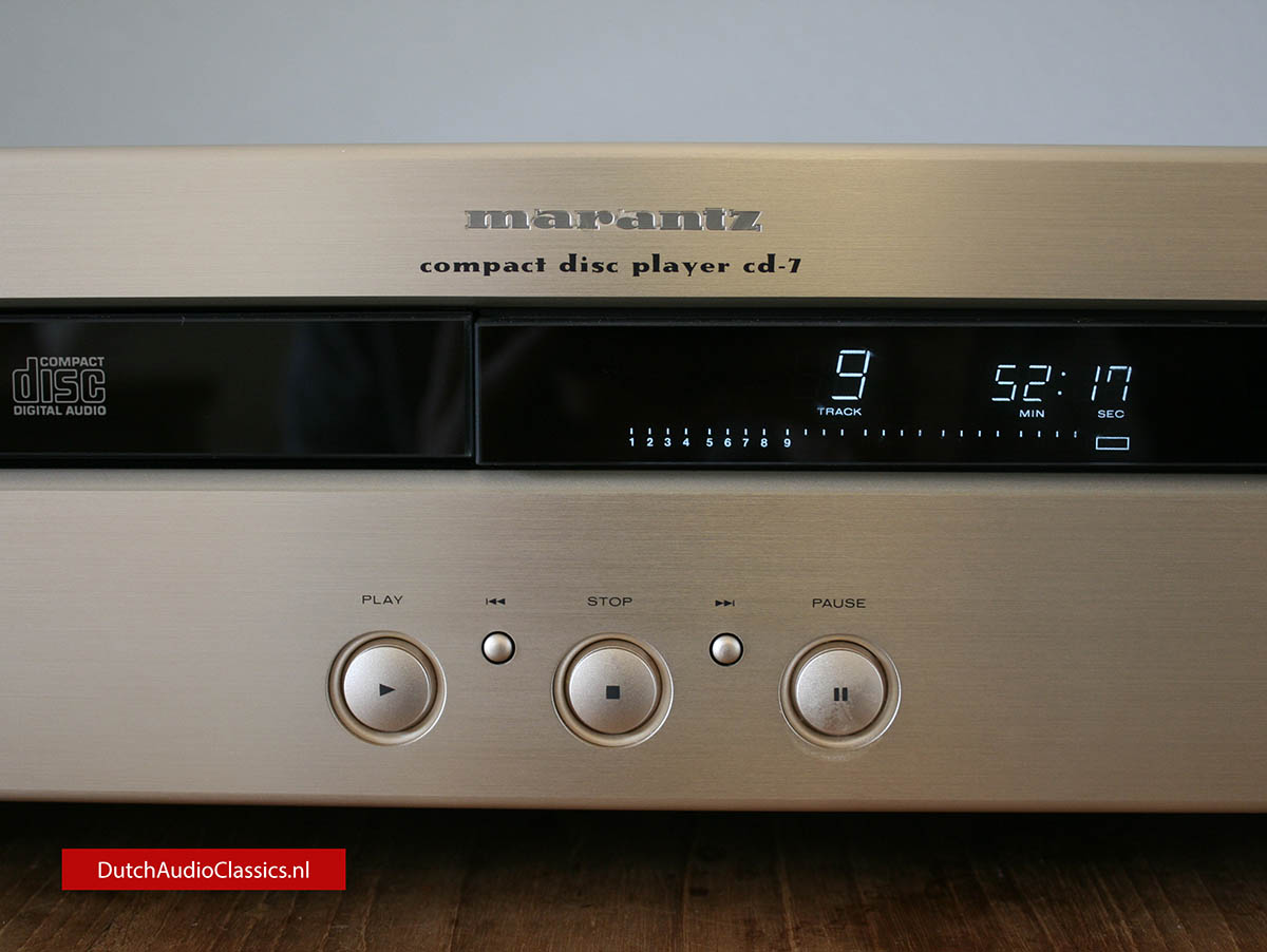 Marantz CD7 2x TDA1541 S2 cdplayer DutchAudioClassics.nl