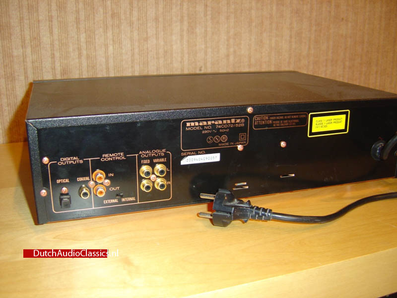 Marantz cd72 mkII SE