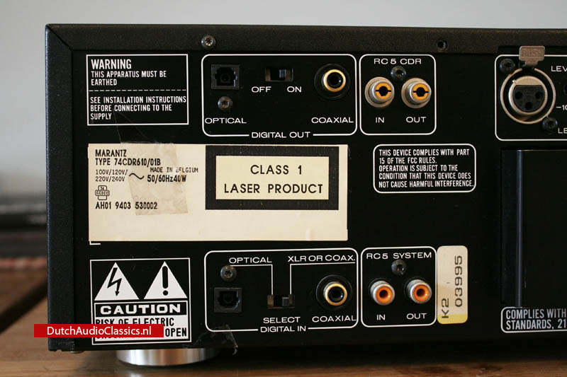 Marantz CDR610 cd recorder