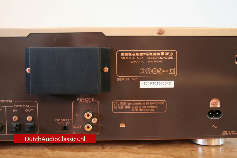 Marantz DD92 dcc recorder TDA1547 - DutchAudioClassics.nl