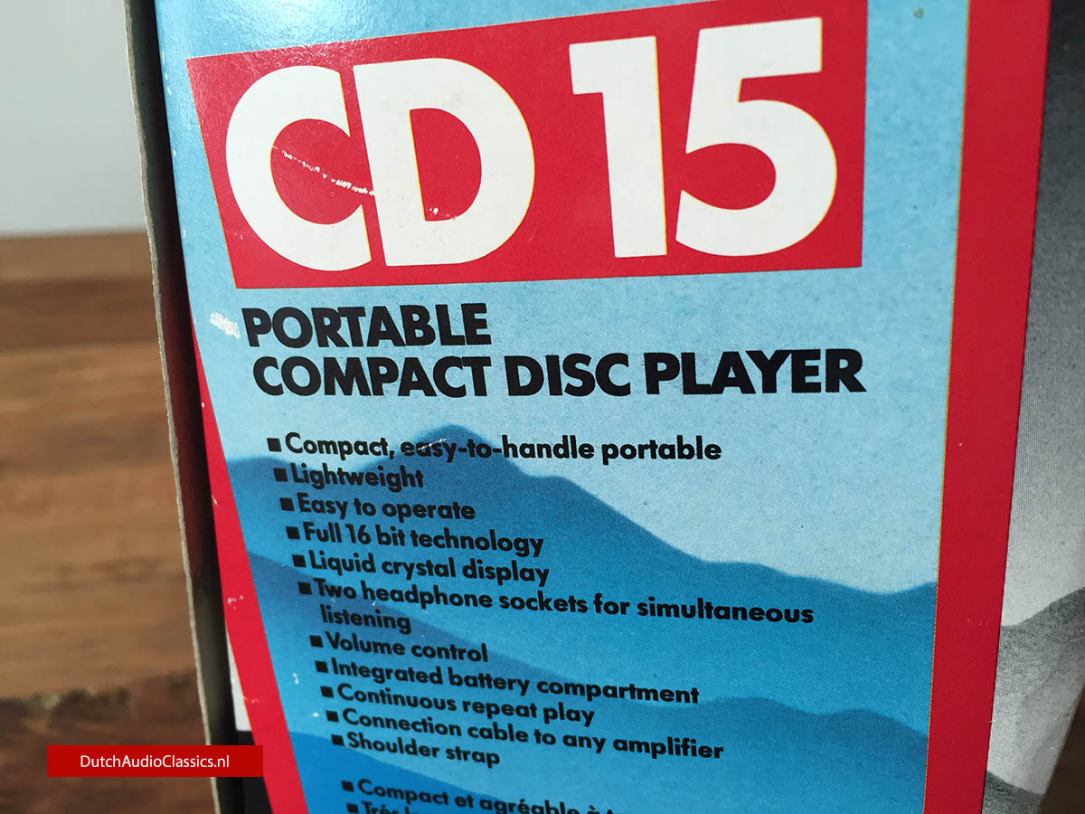 Philips CD15 portable cdplayer