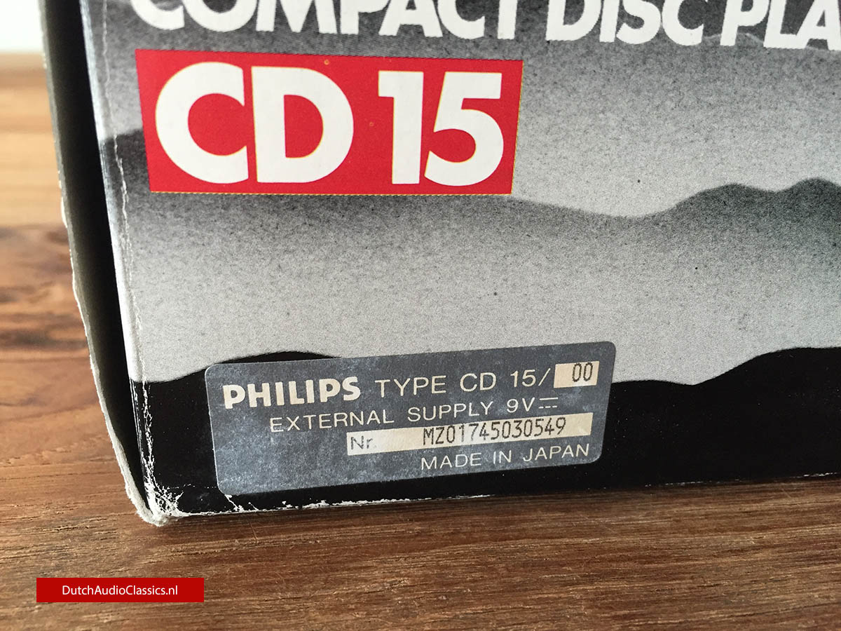 Philips CD15 portable cdplayer