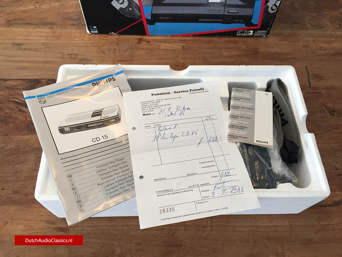 Philips CD15 portable cdplayer