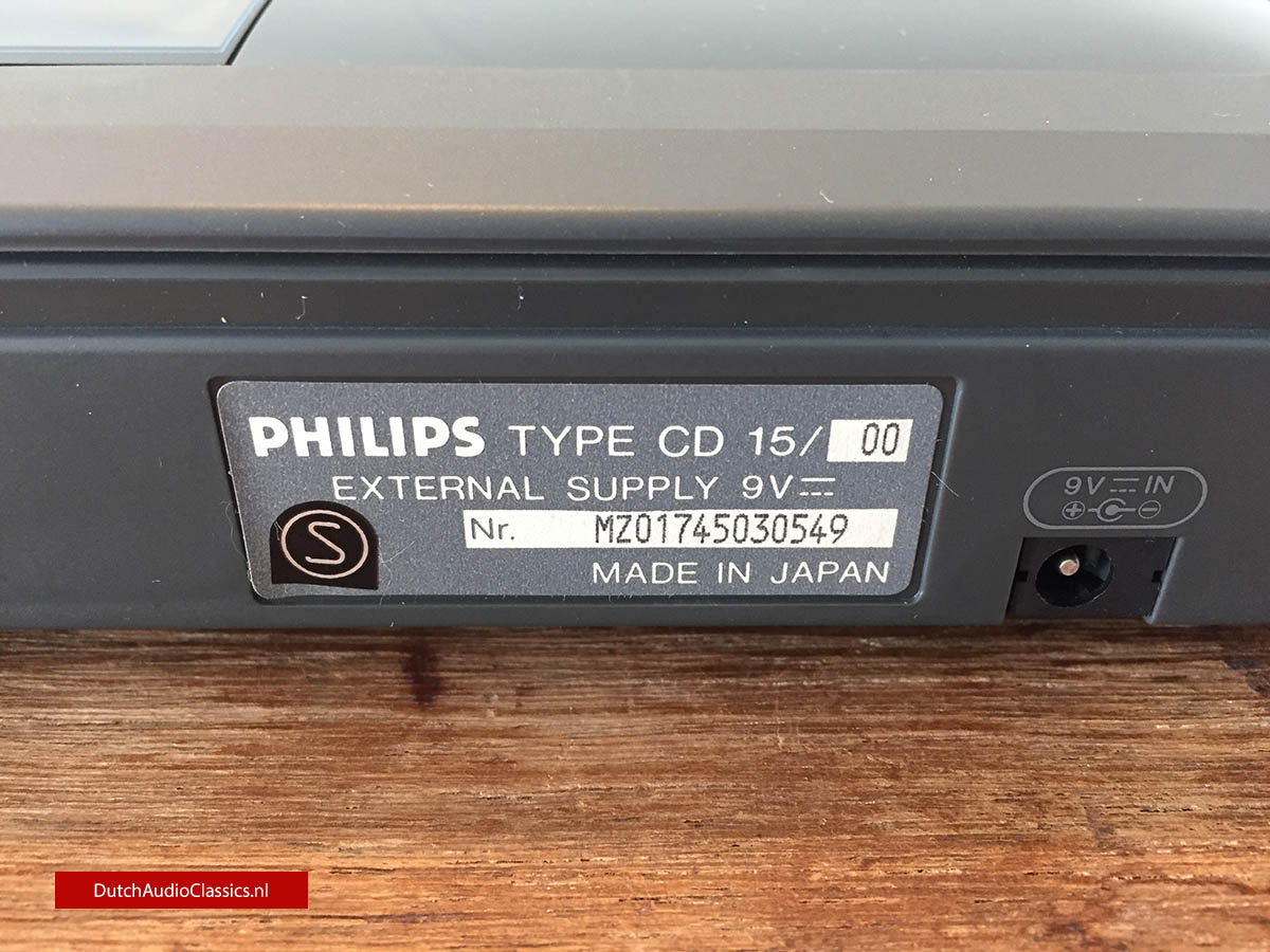 Philips CD15 portable cdplayer