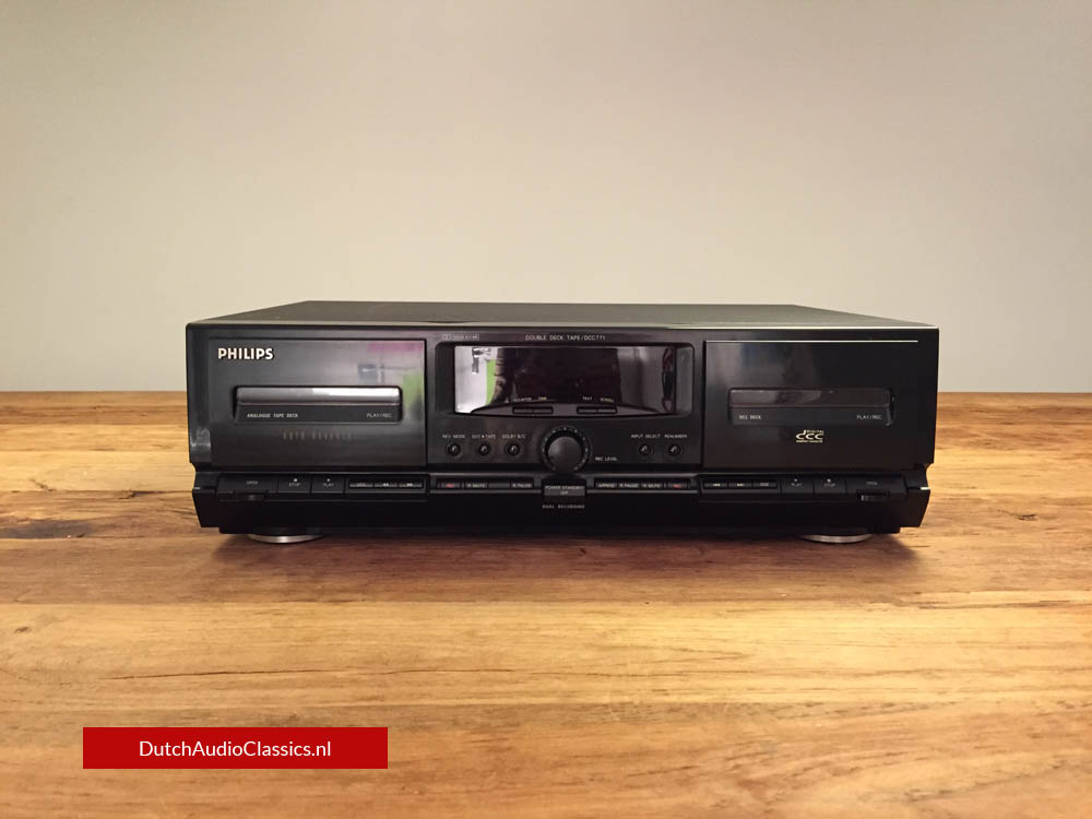 Philips DCC771 double tape/DCC deck prototype 