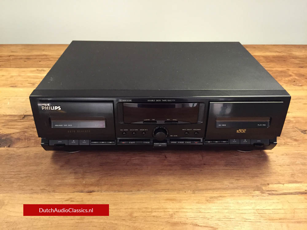 Philips DCC771 double tape/DCC deck prototype 