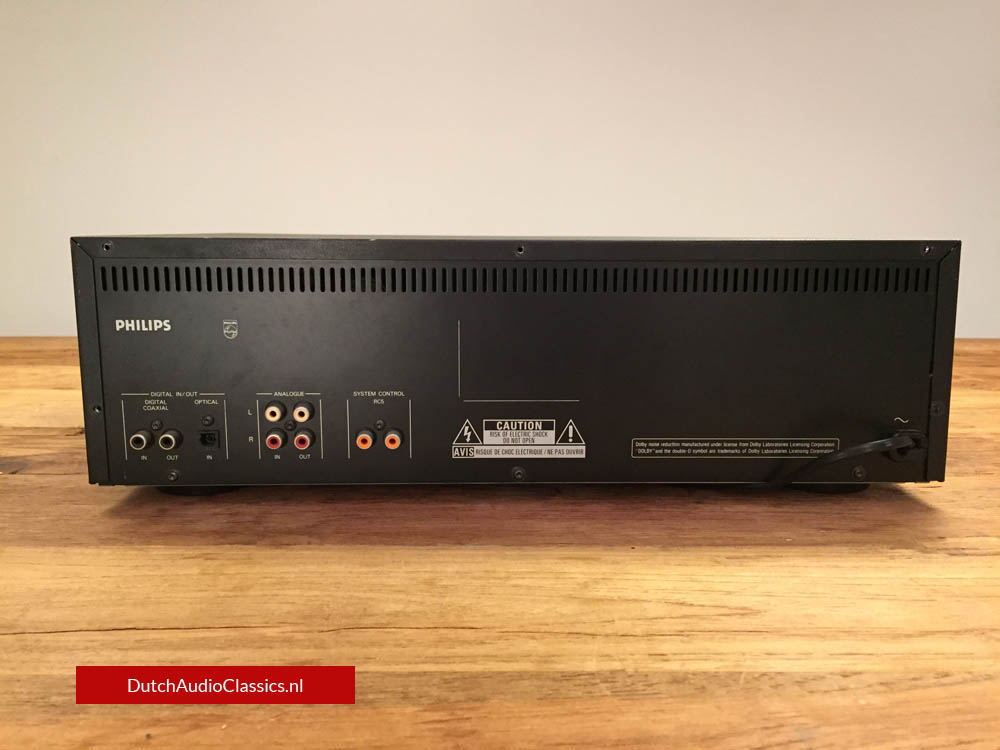Philips DCC771 double tape/DCC deck prototype 