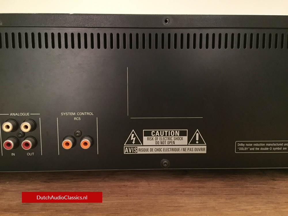 Philips DCC771 double tape/DCC deck prototype 