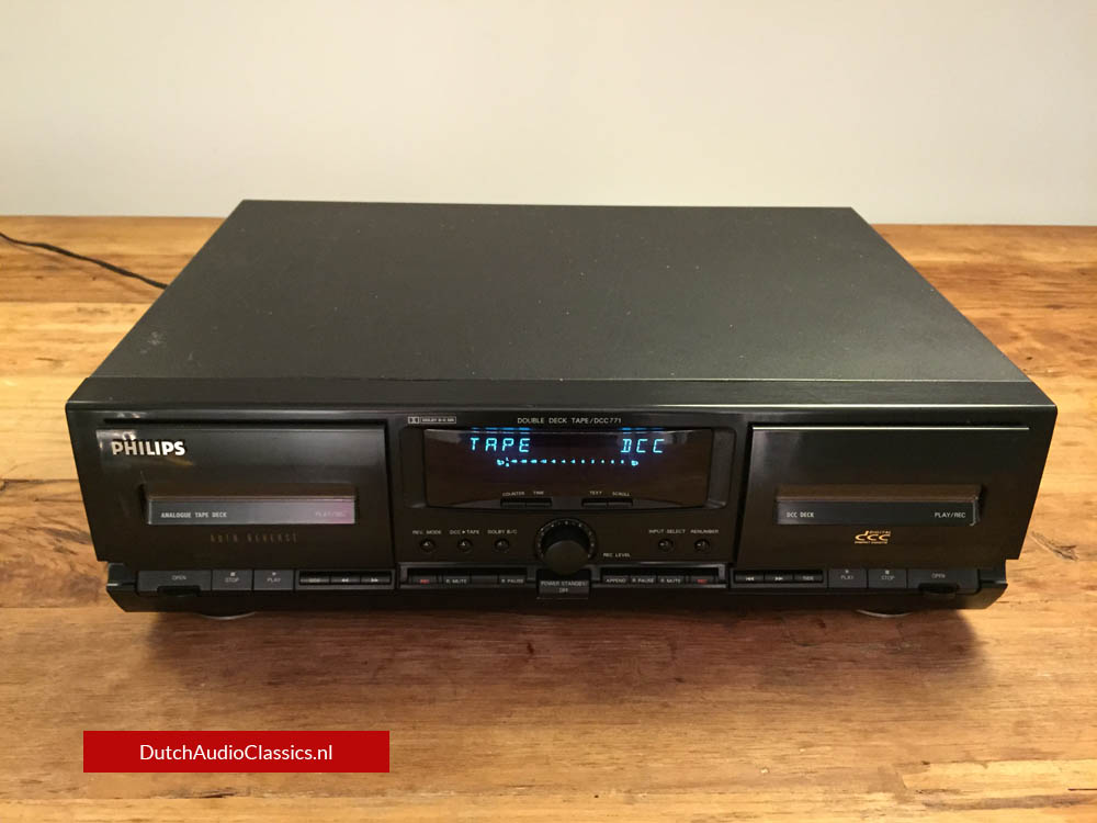 Philips DCC771 double tape/DCC deck prototype 