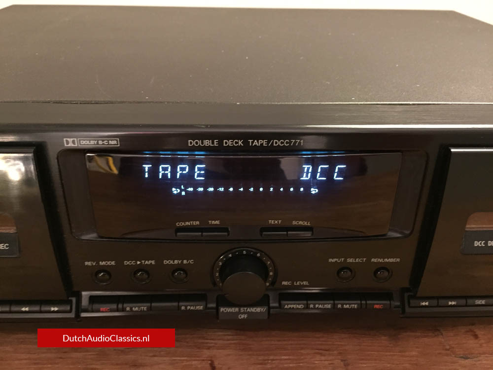 Philips DCC771 double tape/DCC deck prototype 
