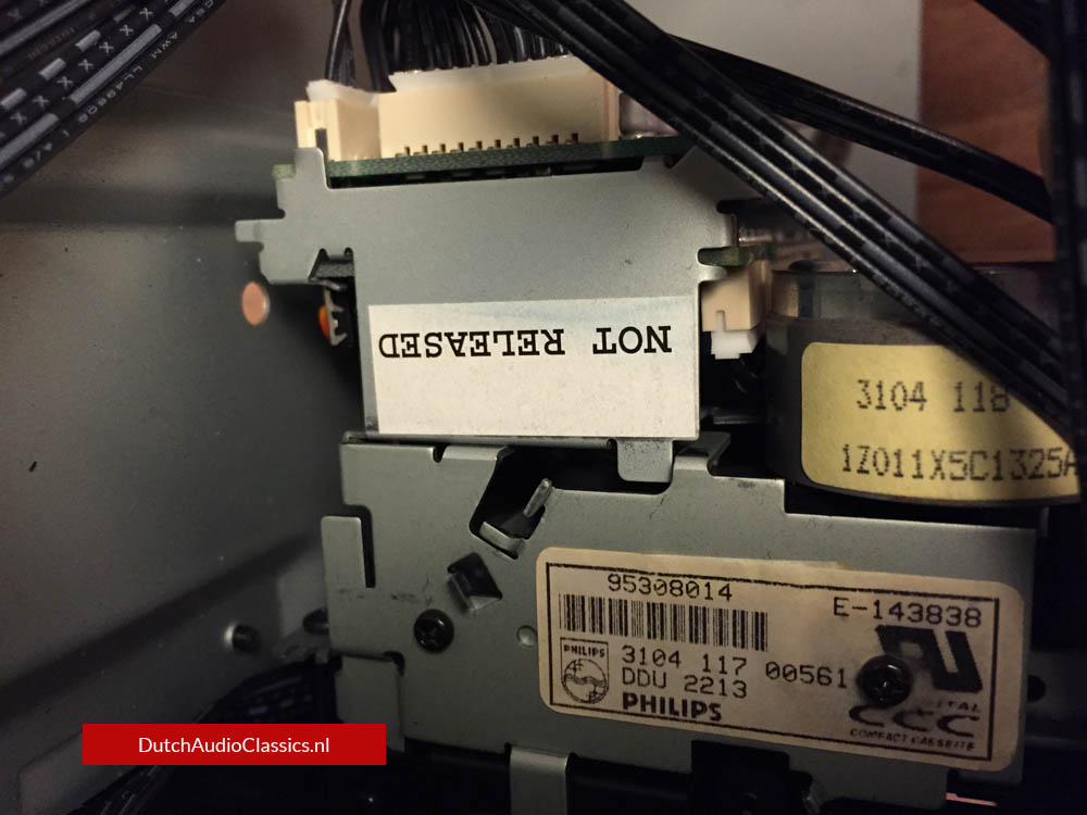 Philips DCC771 double tape/DCC deck prototype 