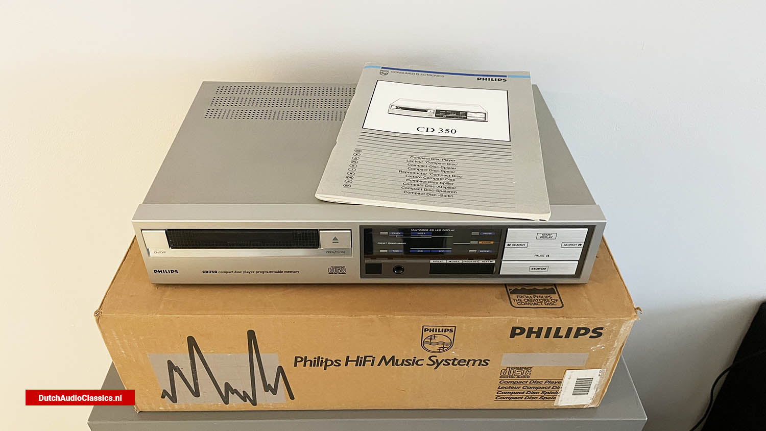 Philips CD350 cdplayer - DutchAudioClassics.nl
