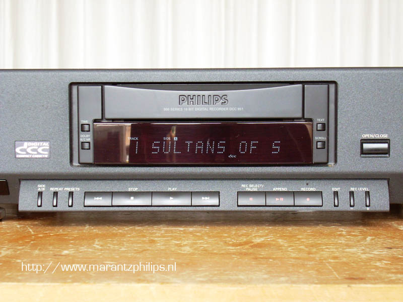 vervaldatum regel onhandig Philips DCC951 DCC recorder - DutchAudioClassics.nl