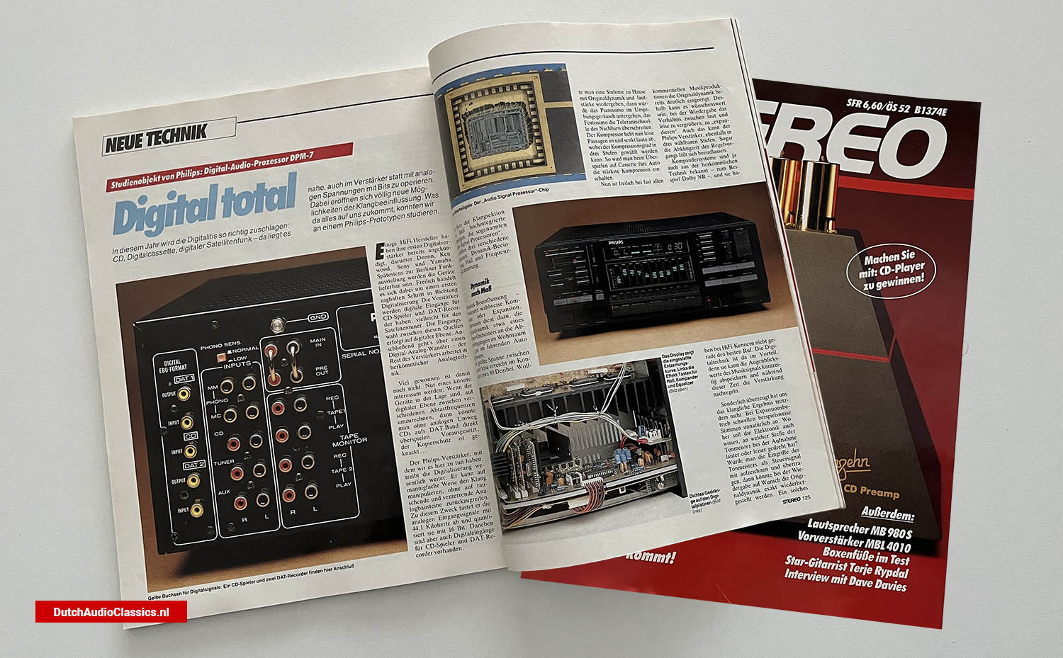 Philips DPM7 digital amplifier 1987 review