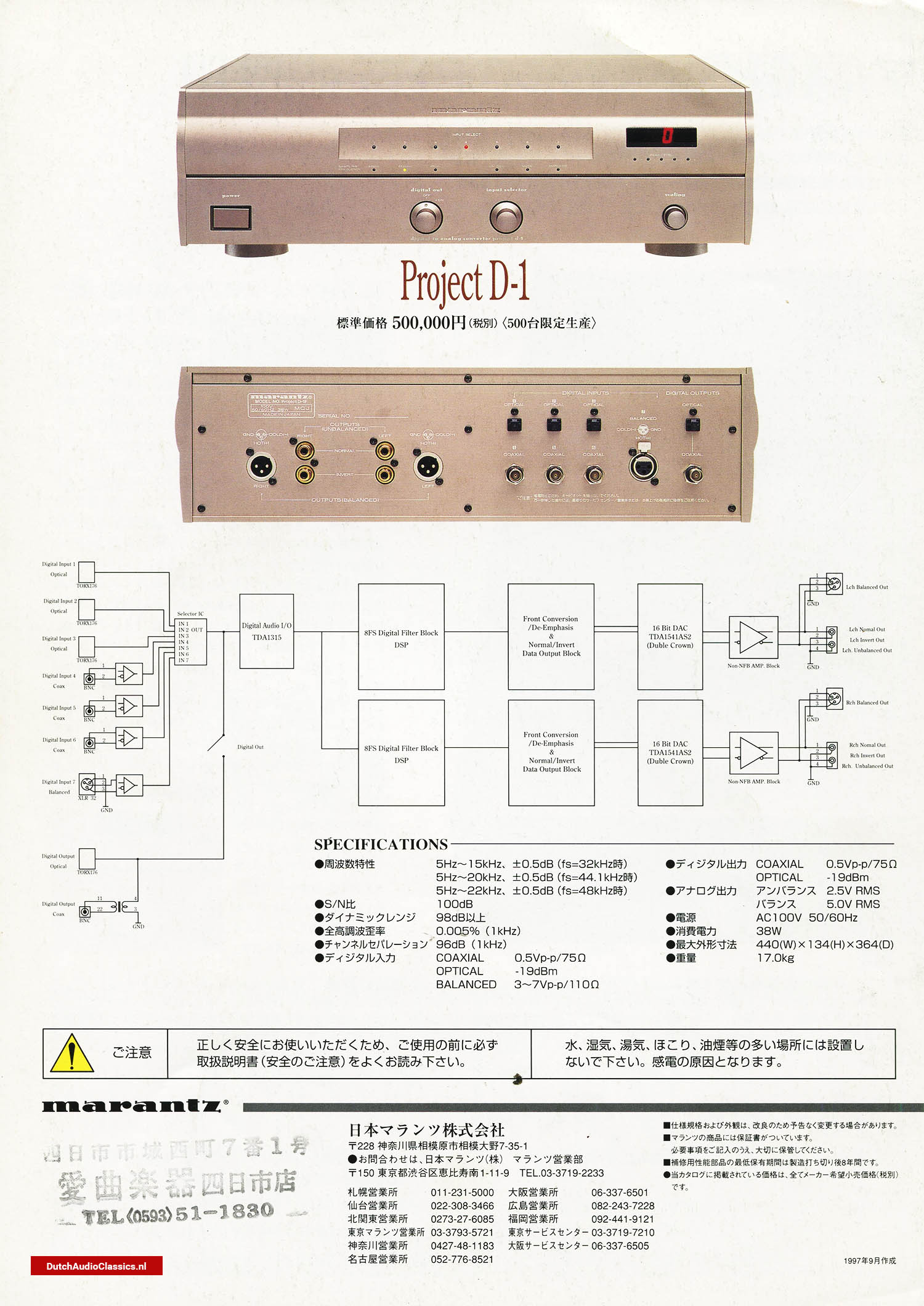 Marantz Project D1