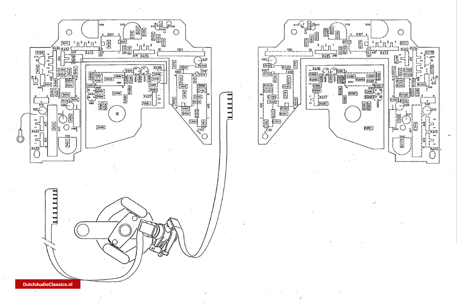 Philips LHH2060 CDM-E CDM1-E CDM0-E CD-mechanics with radial positioner