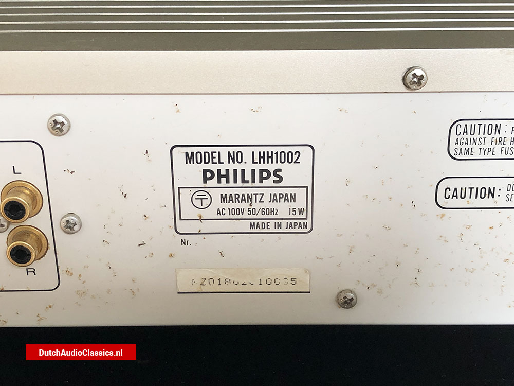 Philips LHH1000 cdplayer TDA1541A S1