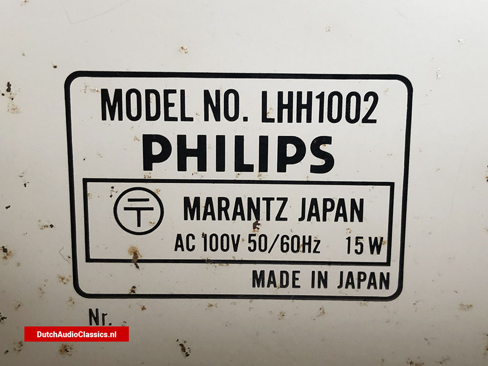 Philips LHH1000 cdplayer TDA1541A S1