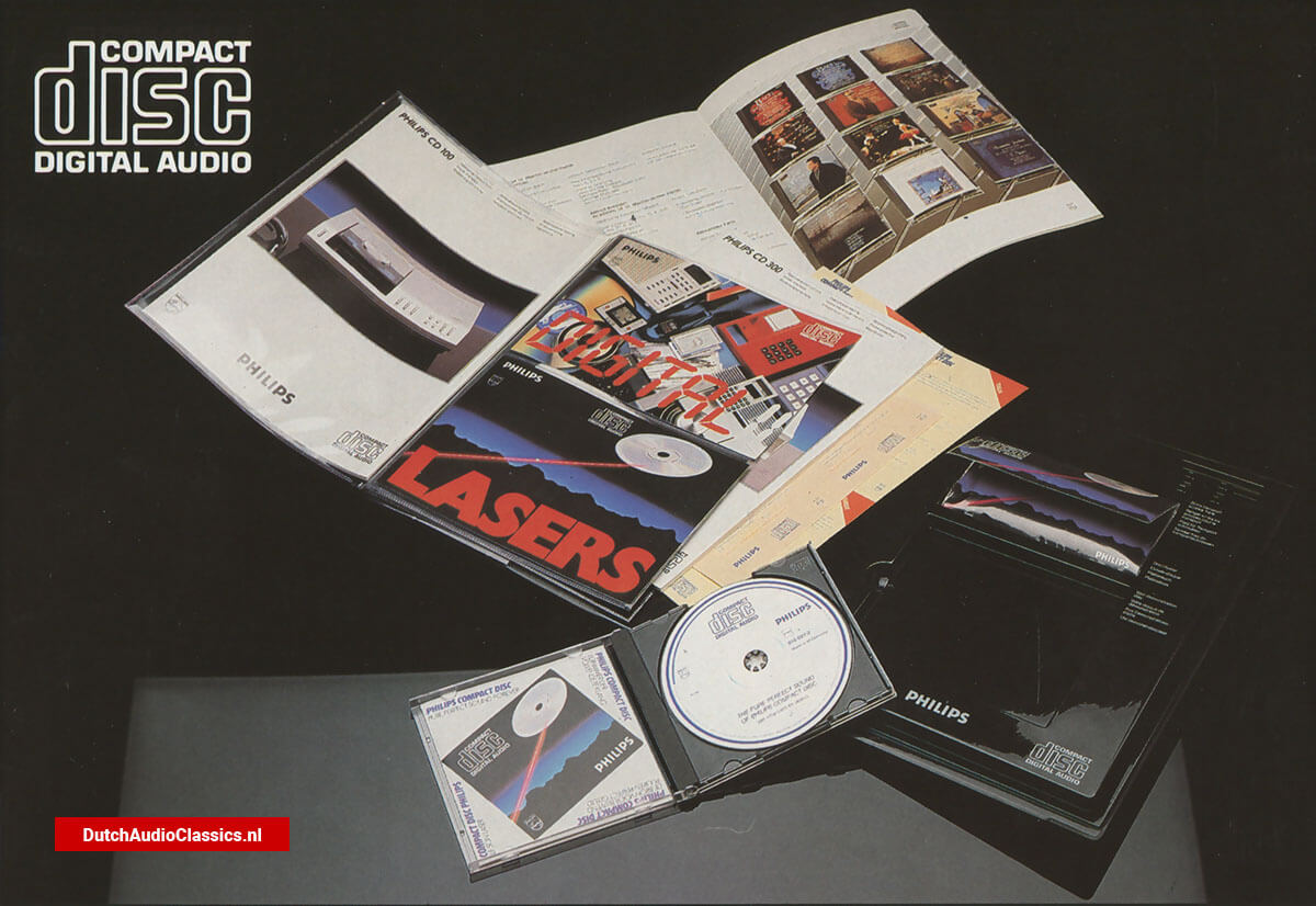PHILIPS 91-92 LECTEUR CD LASER-DISC CHAÎNES ELEMENTS SEPARES Brochure Pub  HiFi