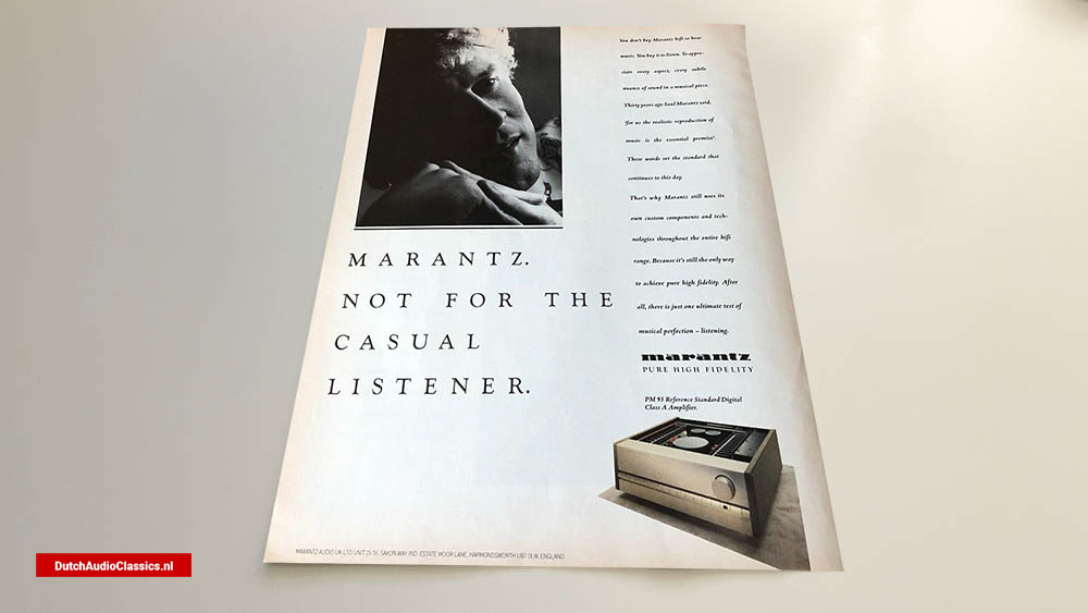 Marantz PM95 advertisement