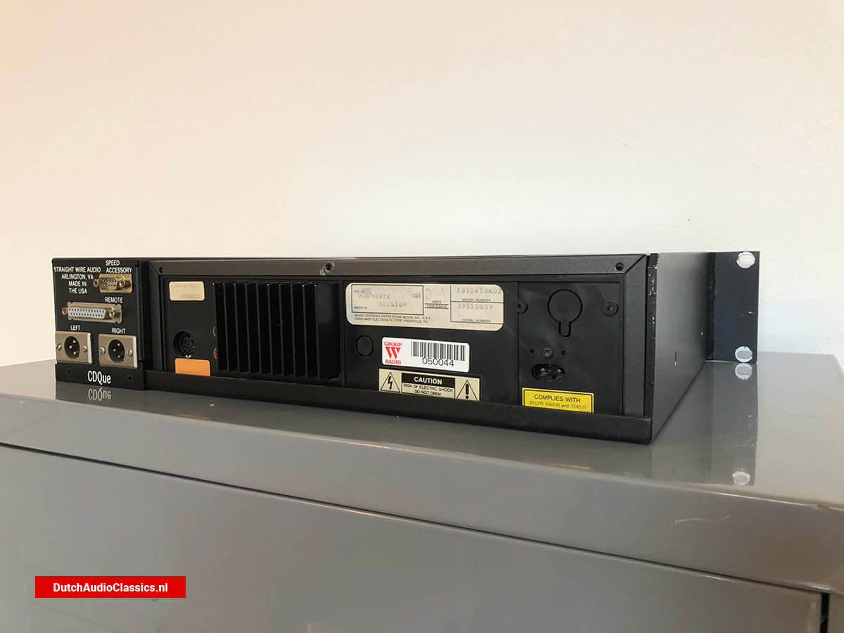 Straight Wire Audio CDQue broadcast cdplayer