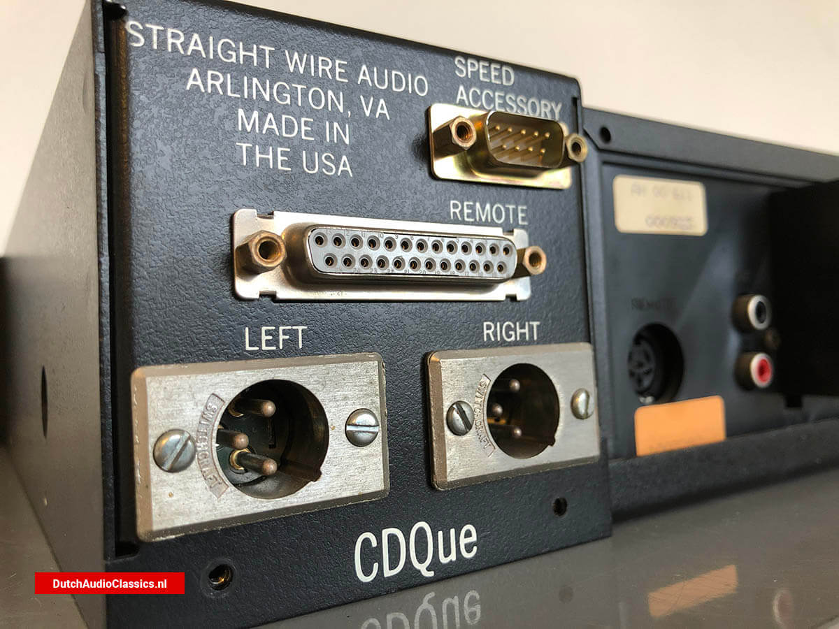 Straight Wire Audio CDQue broadcast cdplayer