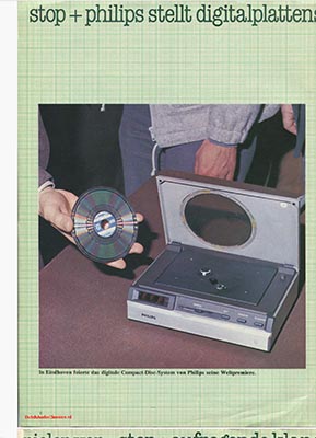 Philips Introduction Compact Disc 1979 German article PDF - Philips