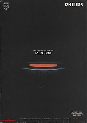 Philips PLD600B 1992 Japanese brochure PDF - Philips