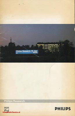 Philips Research 75 year Dutch 1989 information booklet PDF - Philips