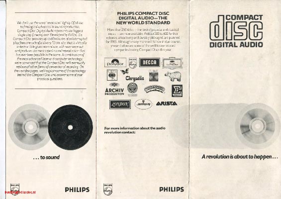 Philips Compact Disc Introduction 1982 English brochure PDF - Philips