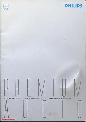Philips 1986 Premium Audio Japanese brochure PDF - Philips