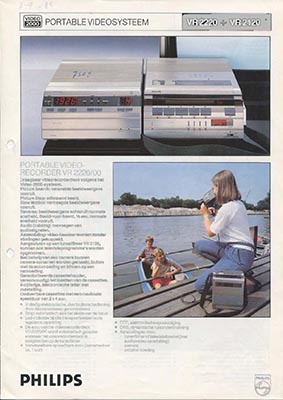 Philips VR2220-VR2120 Video2000 1982 product information PDF - Philips