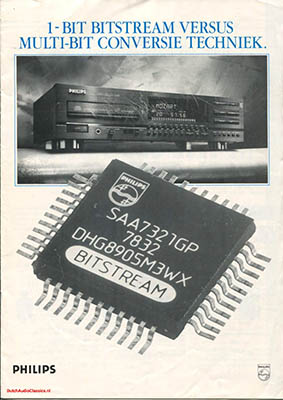 Philips 1-bit bitstream system vs multibit conversion technique PDF - Philips