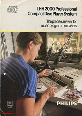 Philips LHH 2000 Professional Compact Disc Player System 1984 English brochure PDF - Philips